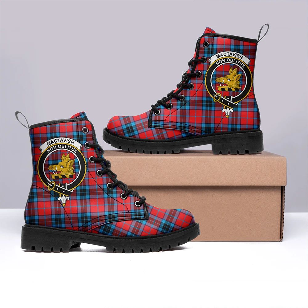 MacTavish Modern Tartan Classic Leather Boots