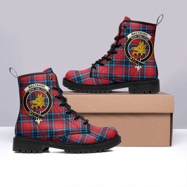 MacTavish Modern Tartan Classic Leather Boots