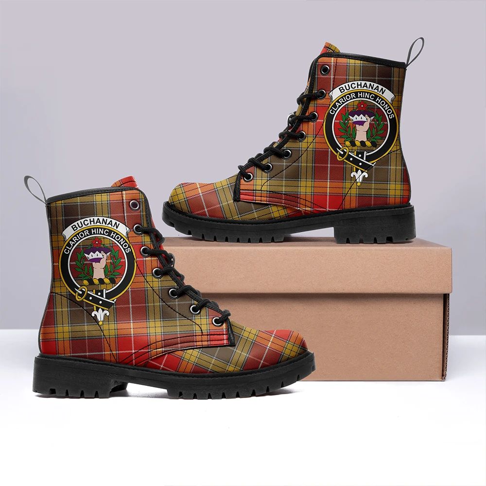 Buchanan Old Set Tartan Classic Leather Boots