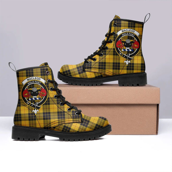 MacLeod of Lewis Ancient Tartan Classic Leather Boots