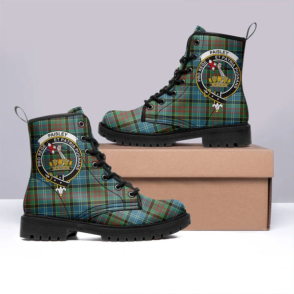 Paisley District Tartan Classic Leather Boots