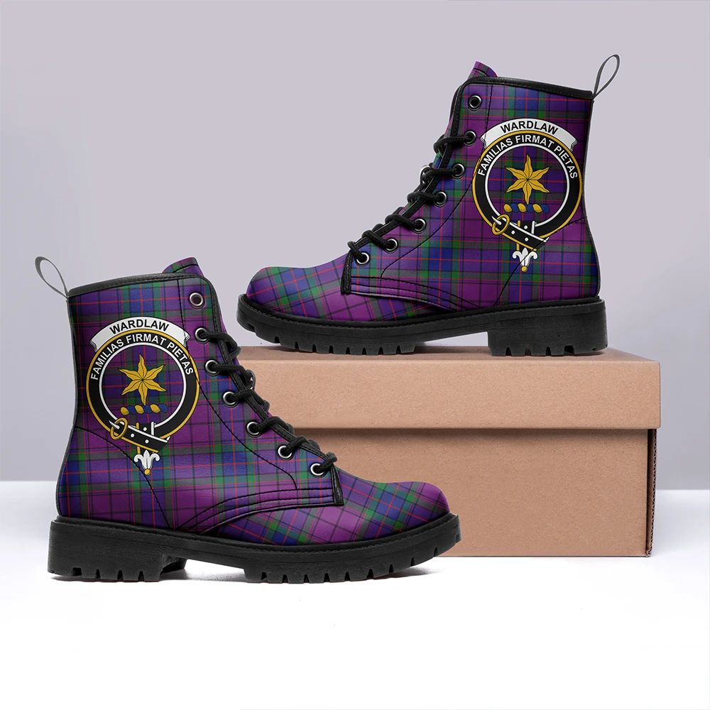 Wardlaw Modern Tartan Classic Leather Boots