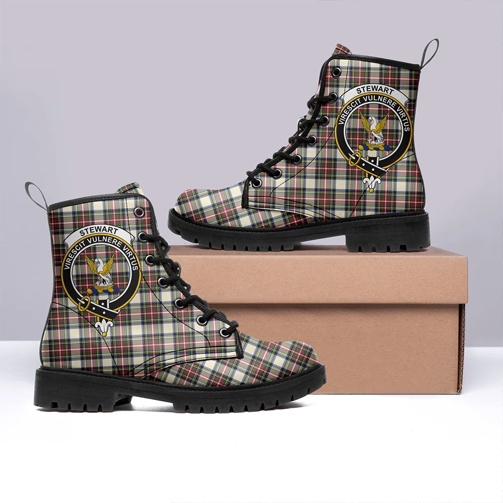 Stewart Dress Ancient Tartan Classic Leather Boots