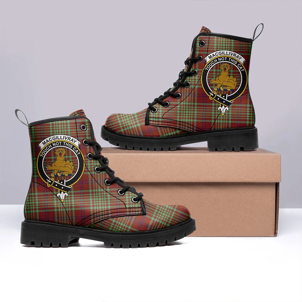 MacGillivray Hunting Ancient Tartan Classic Leather Boots