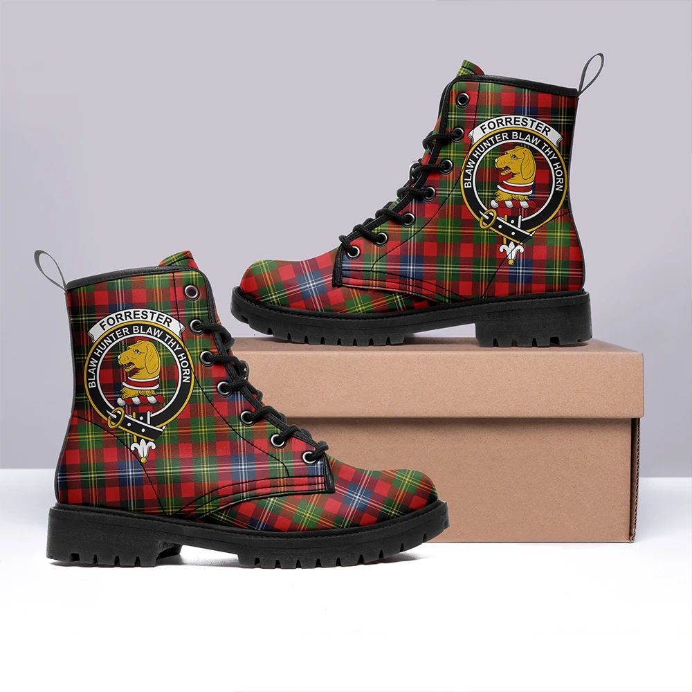 Forrester Tartan Classic Leather Boots