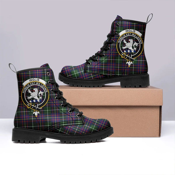 Inglis Modern Tartan Classic Leather Boots