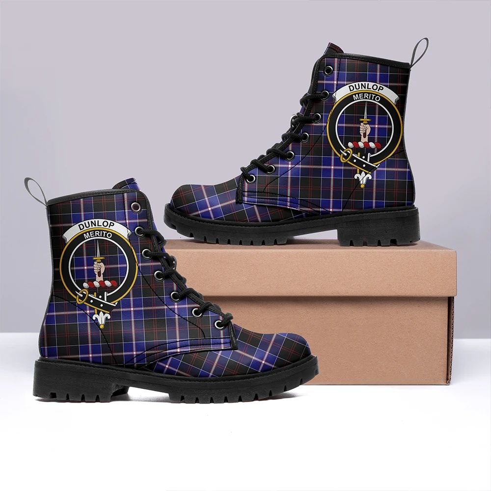 Dunlop Modern Tartan Classic Leather Boots