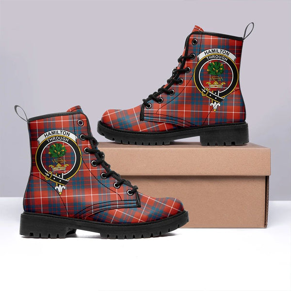 Hamilton Ancient Tartan Classic Leather Boots