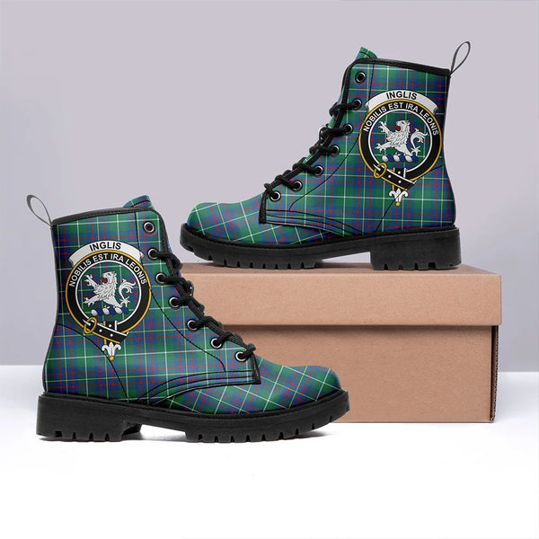 Inglis Ancient Tartan Classic Leather Boots