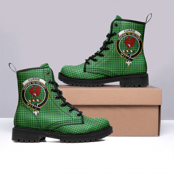 Currie Tartan Classic Leather Boots