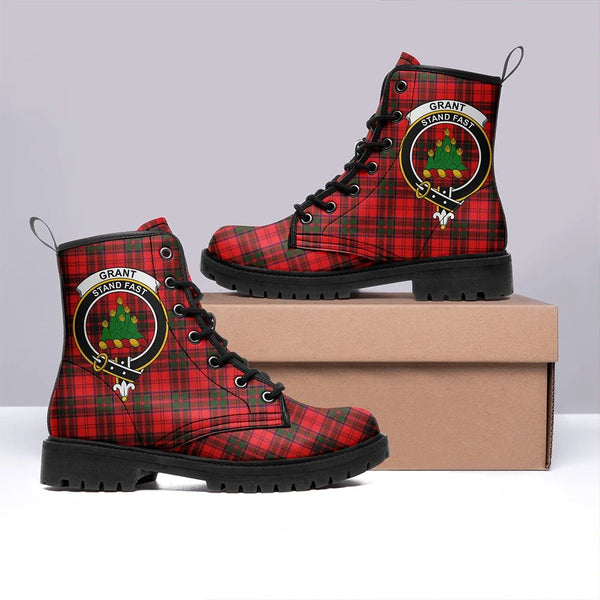 Grant Modern Tartan Classic Leather Boots