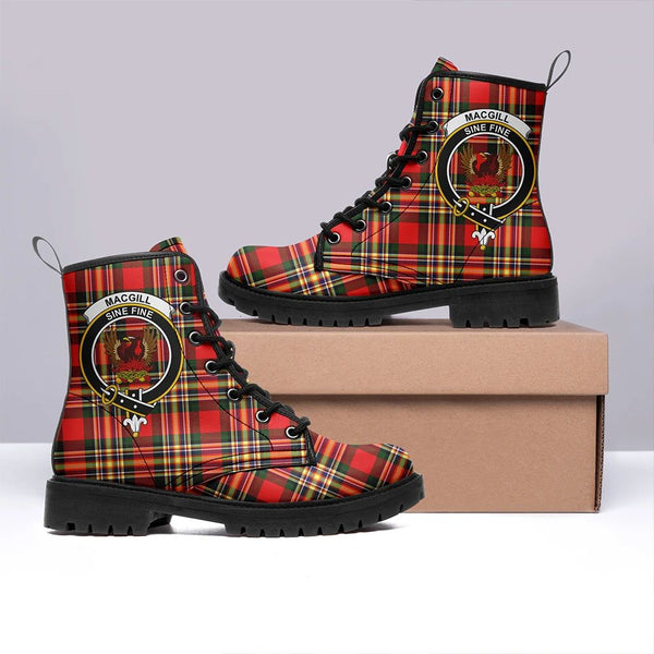 MacGill Modern Tartan Classic Leather Boots