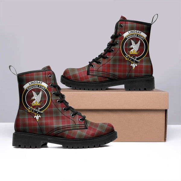 Lindsay Weathered Tartan Classic Leather Boots