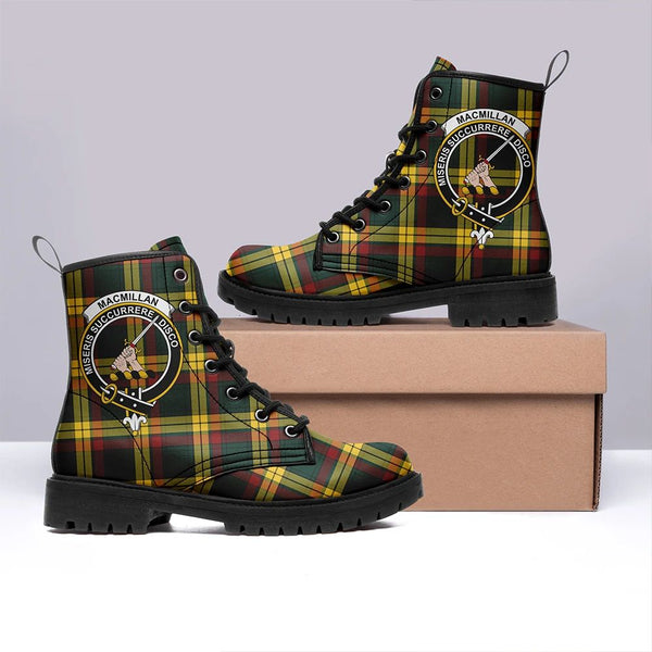 MacMillan Old Modern Tartan Classic Leather Boots