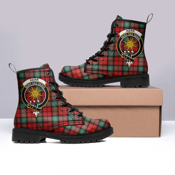 Kerr Ancient Tartan Classic Leather Boots