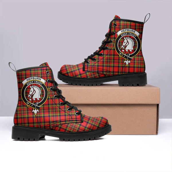 Hepburn Tartan Classic Leather Boots