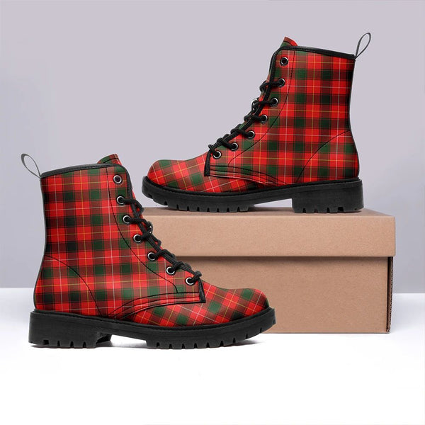 MacPhee Modern Tartan Classic Leather Boots