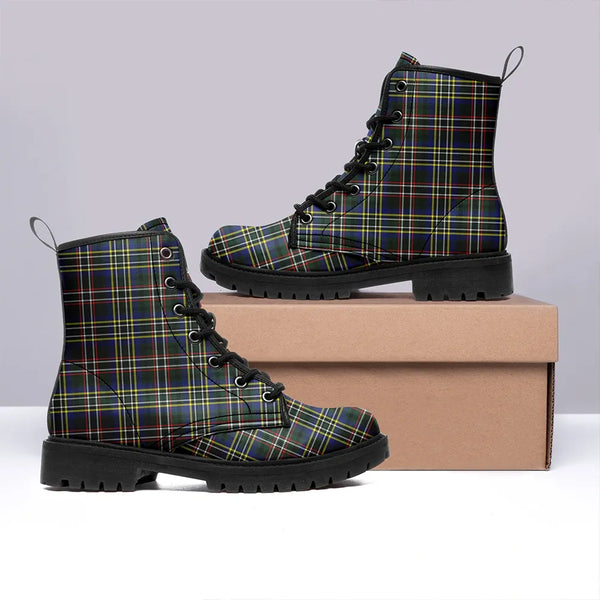 Scott Green Modern Tartan Classic Leather Boots