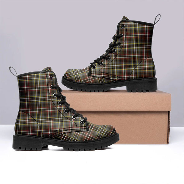 Scott Green Weathered Tartan Classic Leather Boots