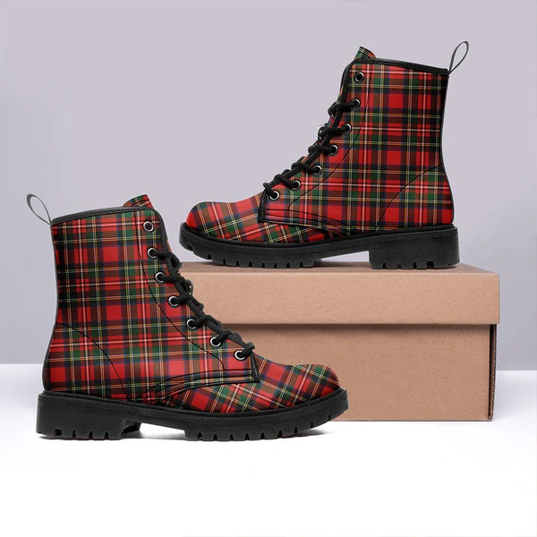 Stewart Royal Modern Tartan Classic Leather Boots