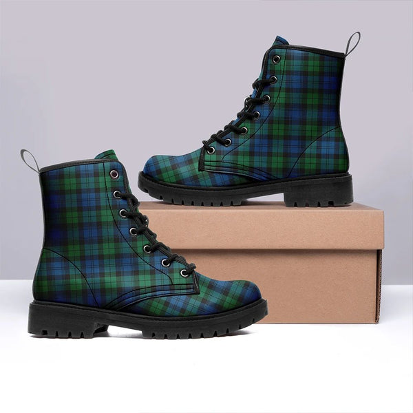 Blackwatch Ancient Tartan Classic Leather Boots