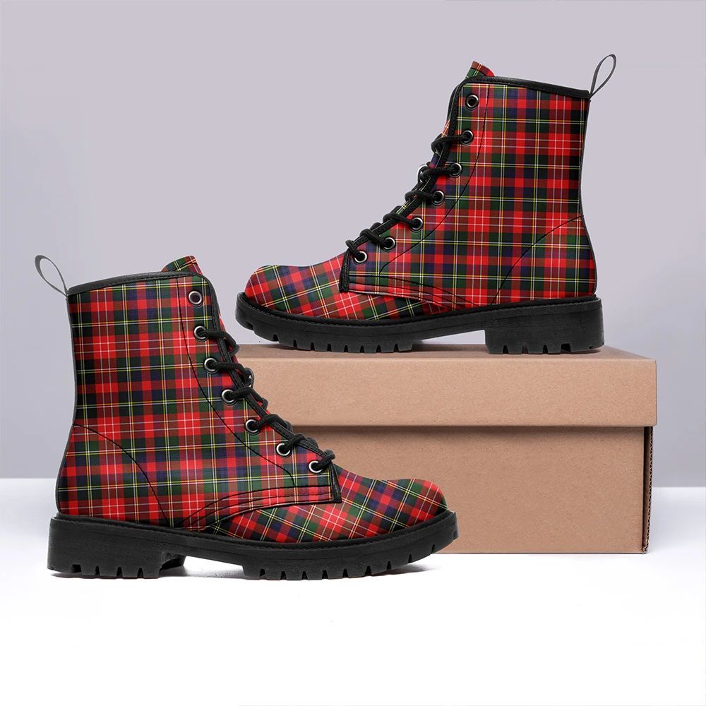 Christie Tartan Classic Leather Boots