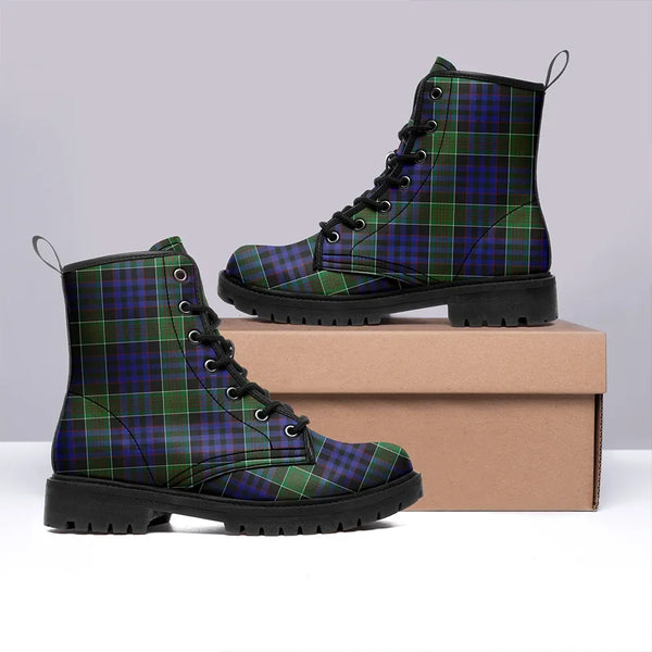 Newman Tartan Classic Leather Boots