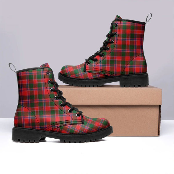 Dalziel Modern Tartan Classic Leather Boots