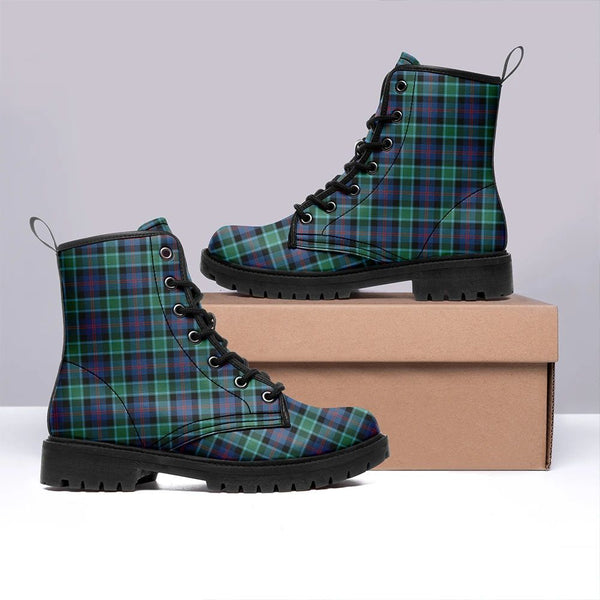 MacTaggart Ancient Tartan Classic Leather Boots