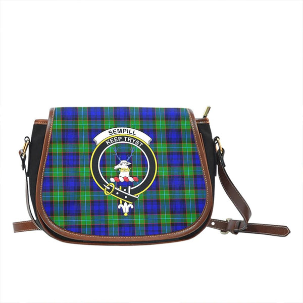 Sempill Modern Tartan Classic Saddle Bag