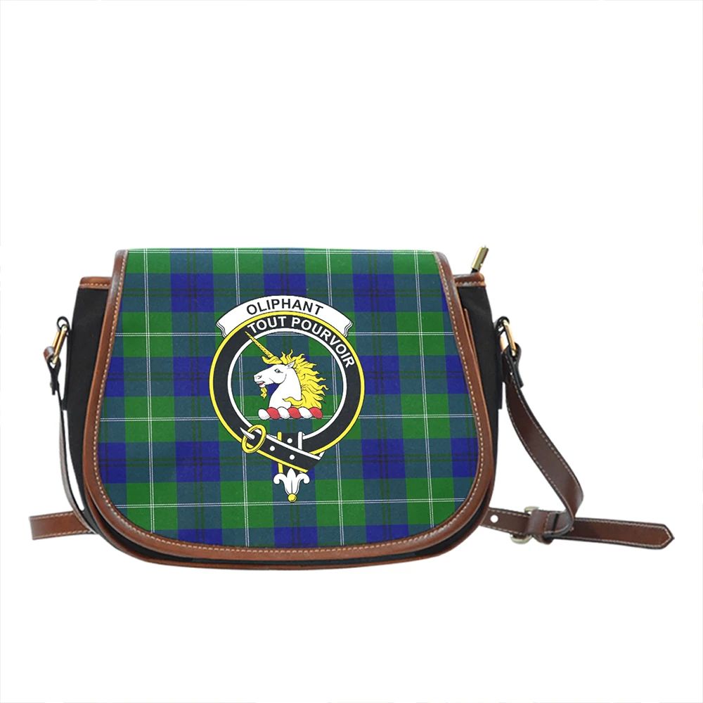 Oliphant Modern Tartan Classic Saddle Bag