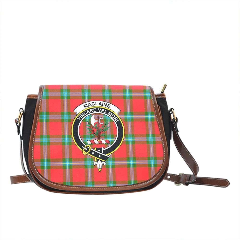 MacLaine of Loch Buie Tartan Classic Saddle Bag