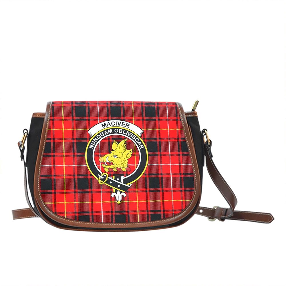 MacIver Modern Tartan Classic Saddle Bag