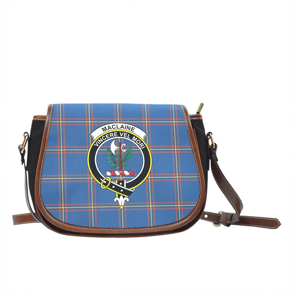 MacLaine of Loch Buie Hunting Ancient Tartan Classic Saddle Bag