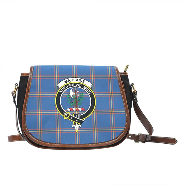 MacLaine of Loch Buie Hunting Ancient Tartan Classic Saddle Bag