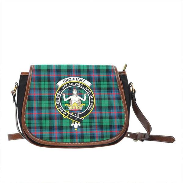 Urquhart Broad Red Ancient Tartan Classic Saddle Bag