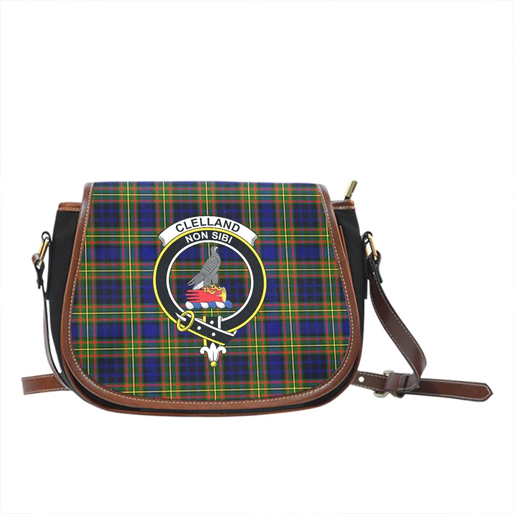 Clelland Modern Tartan Classic Saddle Bag