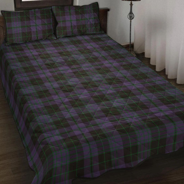 Clergy Green Tartan Classic Quilt Bed Set