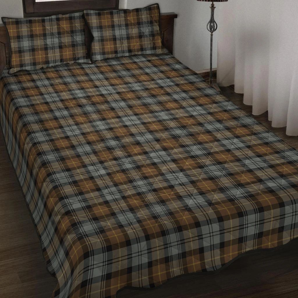 Gordon Weathered Tartan Classic Quilt Bed Set