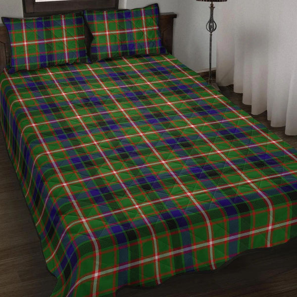 Reid Green Tartan Classic Quilt Bed Set