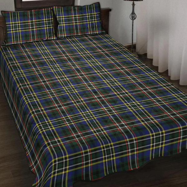 Scott Green Modern Tartan Classic Quilt Bed Set