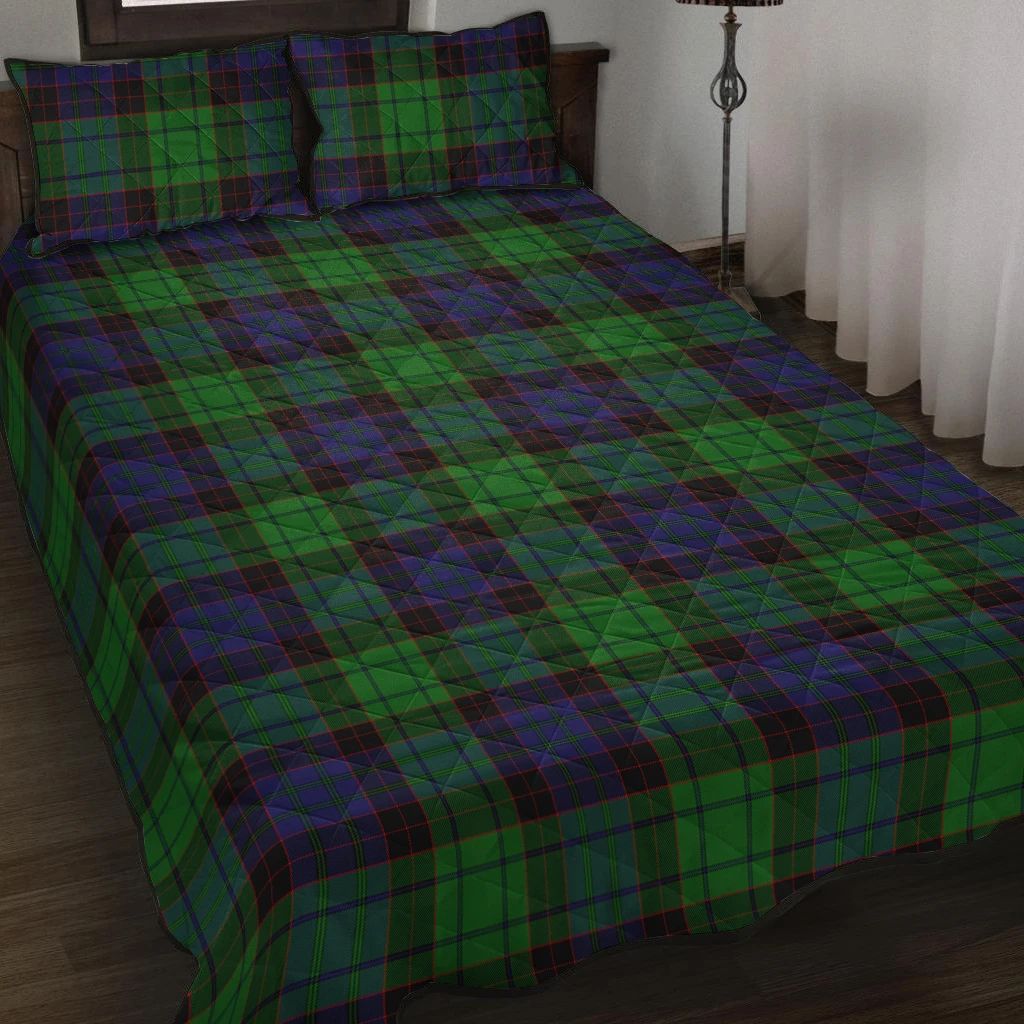 Stewart Old Modern Tartan Classic Quilt Bed Set