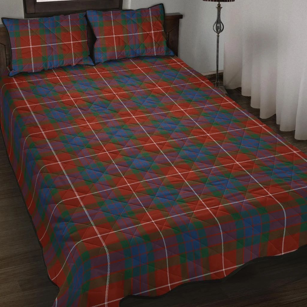 Fraser Ancient Tartan Classic Quilt Bed Set