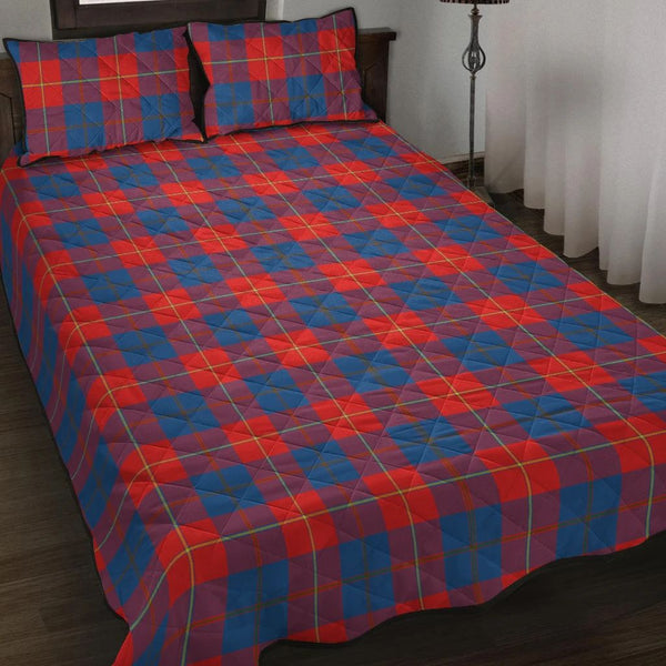 Galloway Red Tartan Classic Quilt Bed Set