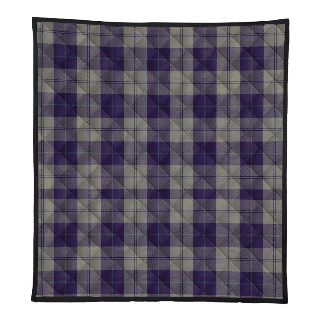 Cunningham Dress Blue Dancers Tartan Classic Premium Quilt