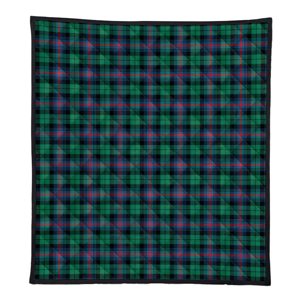 Urquhart Broad Red Ancient Tartan Classic Premium Quilt