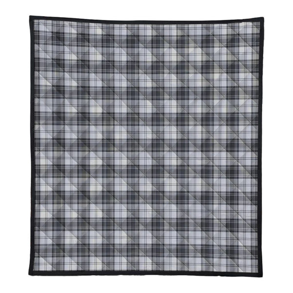 Douglas Grey Modern Tartan Classic Premium Quilt