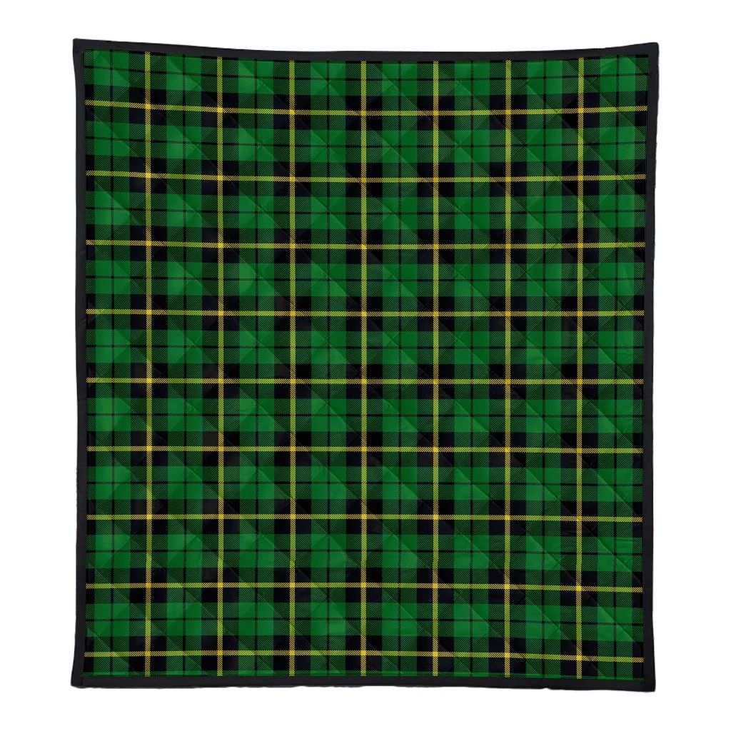 Wallace Hunting Green Tartan Classic Premium Quilt