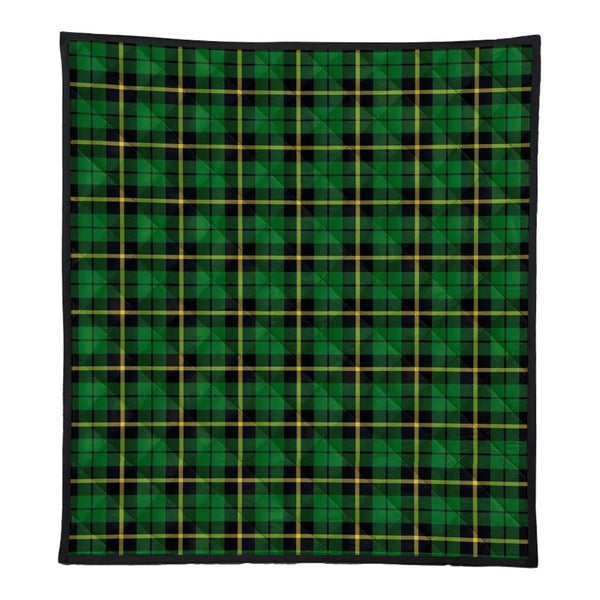 Wallace Hunting Green Tartan Classic Premium Quilt