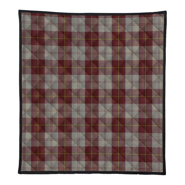 Cunningham Burgundy Dancers Tartan Classic Premium Quilt